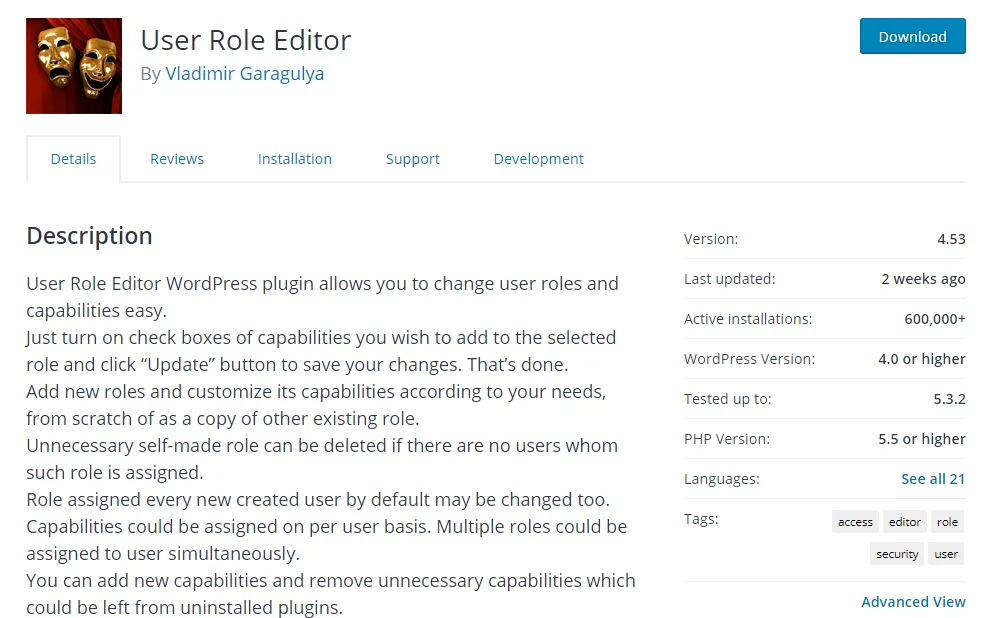 User Role Editor